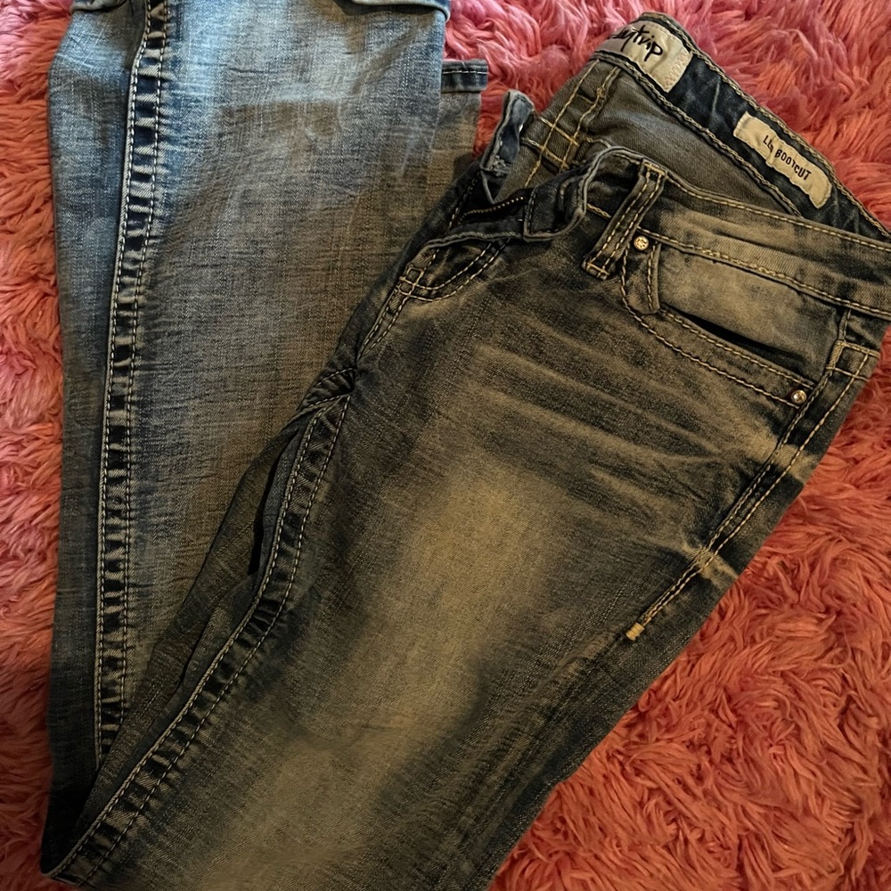 Daytrip Men's Faded Blue Slim Jeans